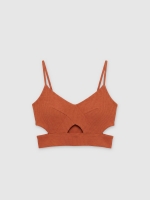 %Pto% Upper cutout caldera brown front view