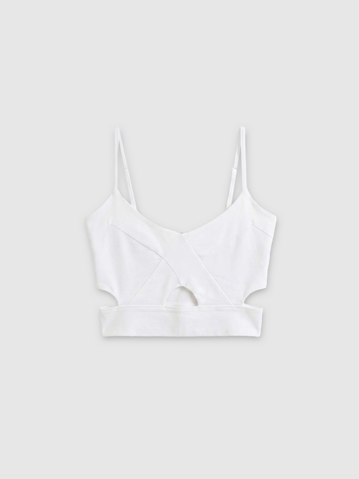 %Pto% Upper cutout white front view