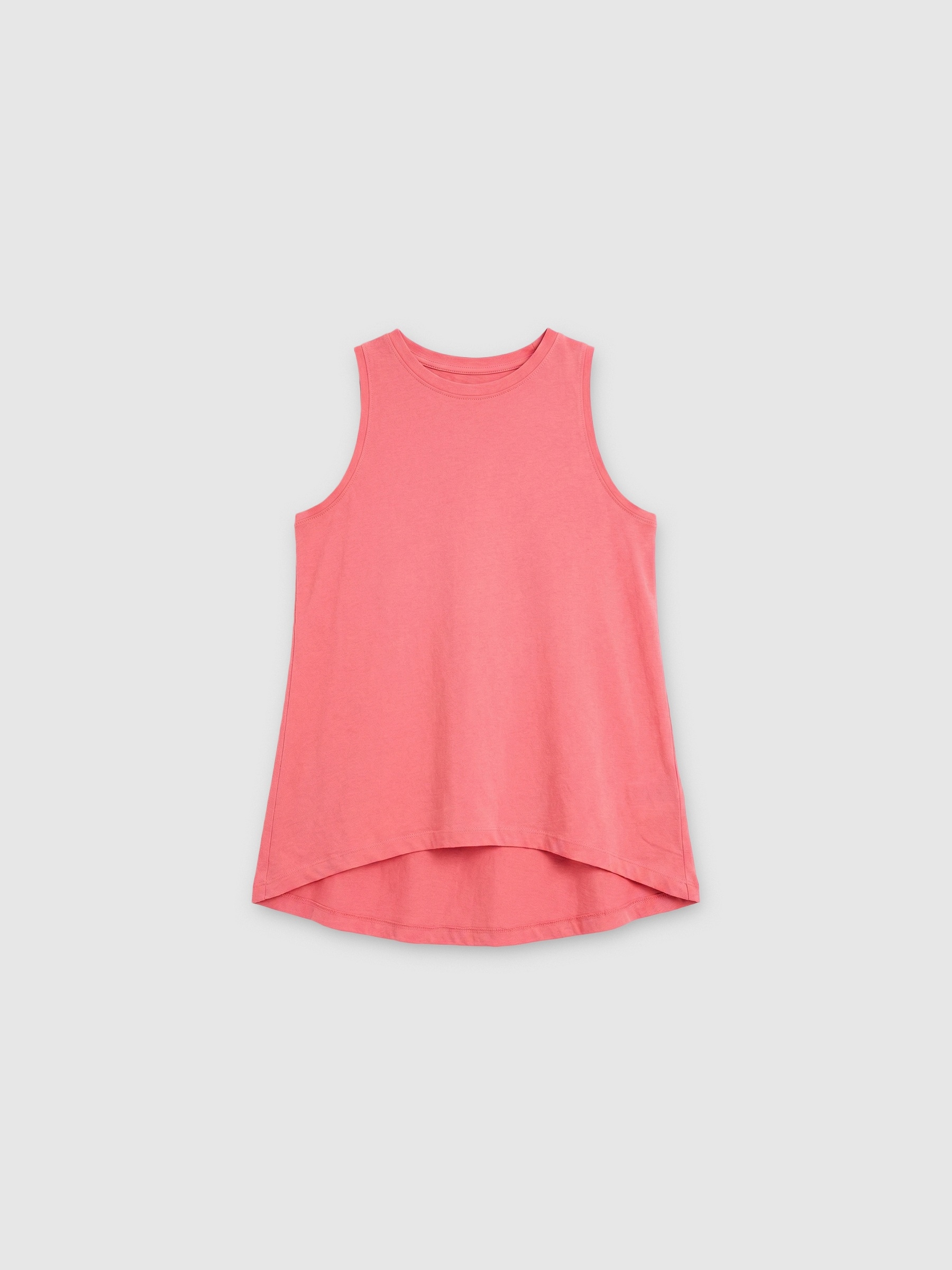 Camiseta abertura espalda rosa vista media frontal