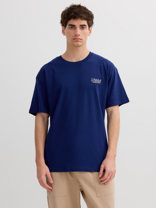 Whitehall T-shirt blue middle front view