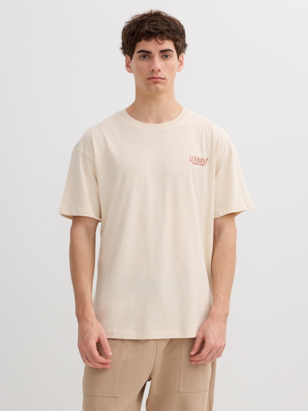 Camiseta Whitehall crudo vista media frontal