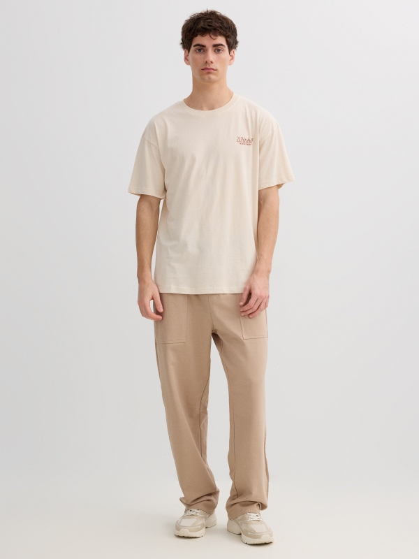 Camiseta Whitehall crudo vista general frontal