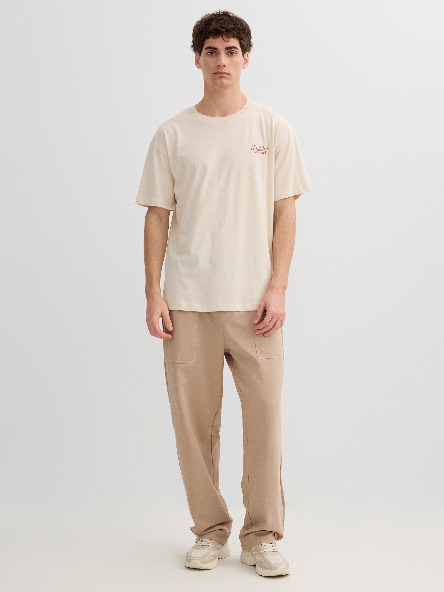 Whitehall T-shirt raw middle front view