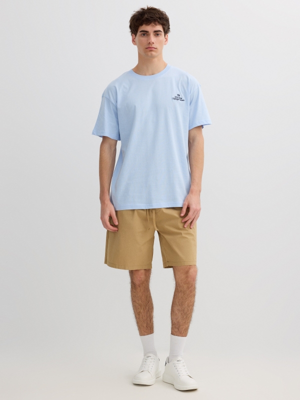 Olympic Games T-shirt light blue front view