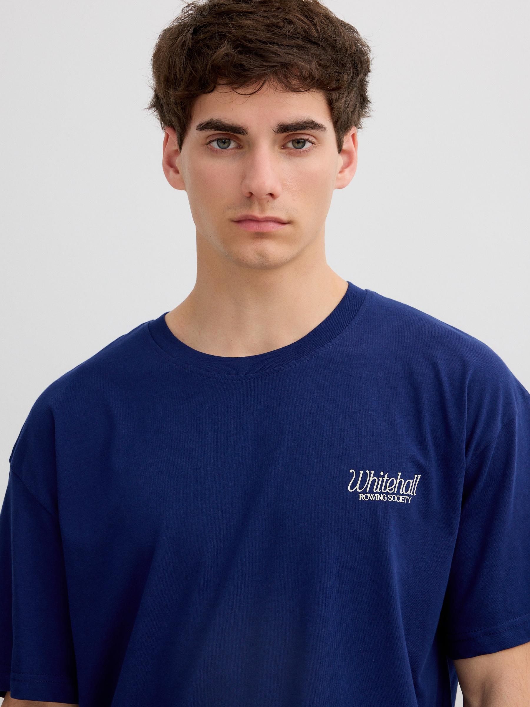 Whitehall T-shirt blue middle front view