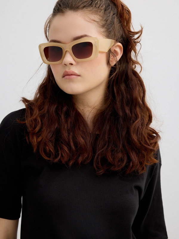 Vestido maxi básico decote redondo preto vista geral frontal