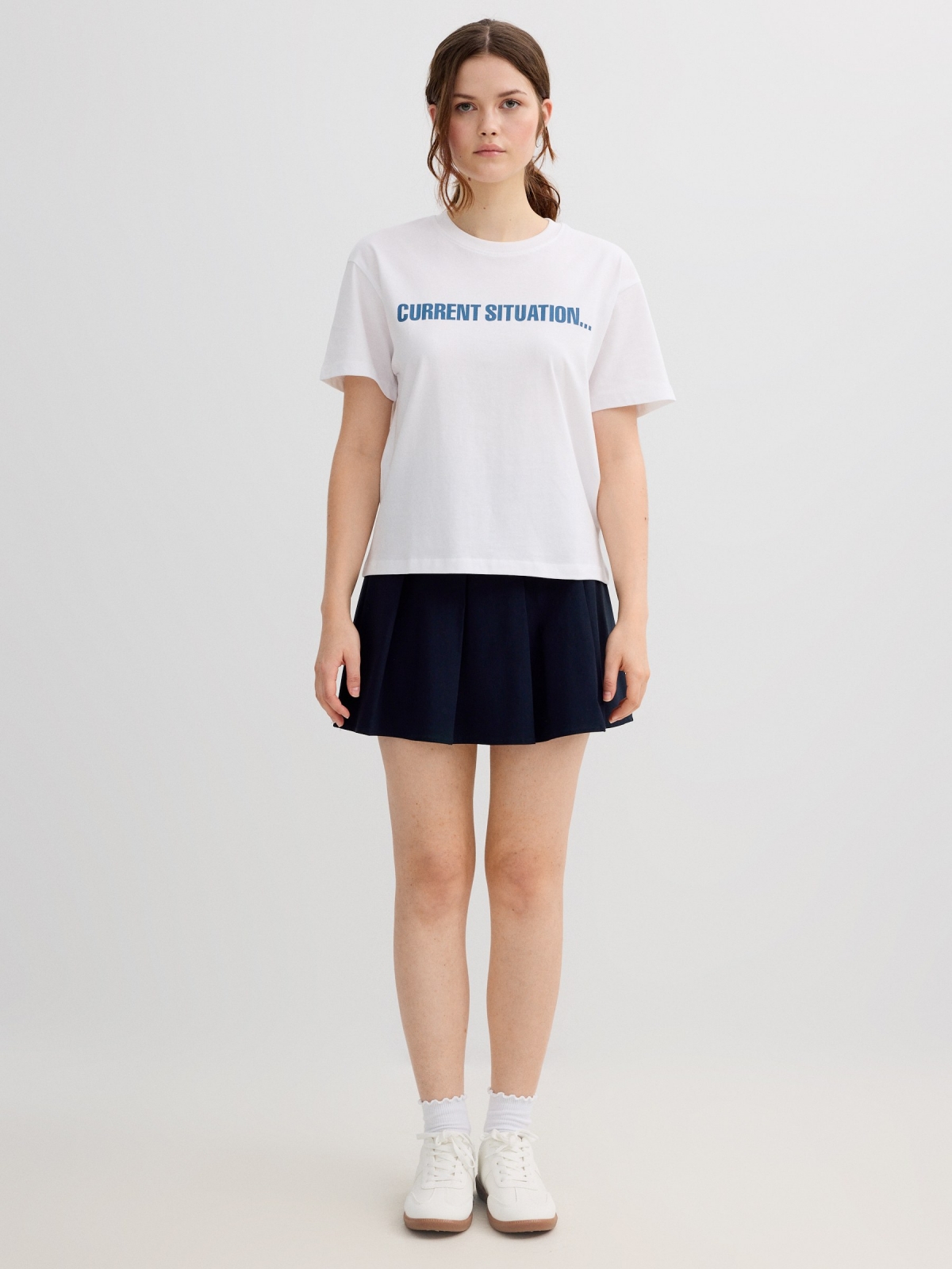 Current Situation T-shirt white front view