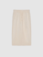 %Pto% Sports knit culotte raw front view