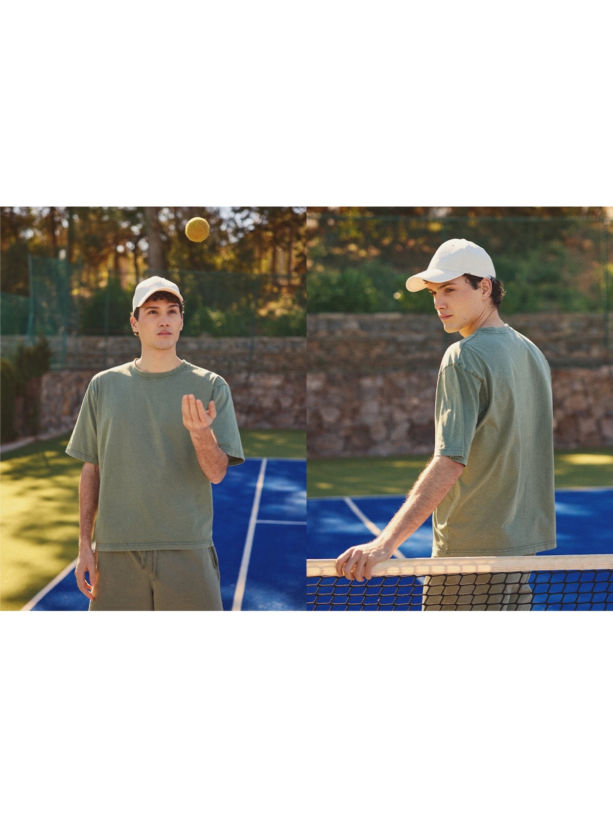 %NewExtra% Camiseta básica oversize cinza verde