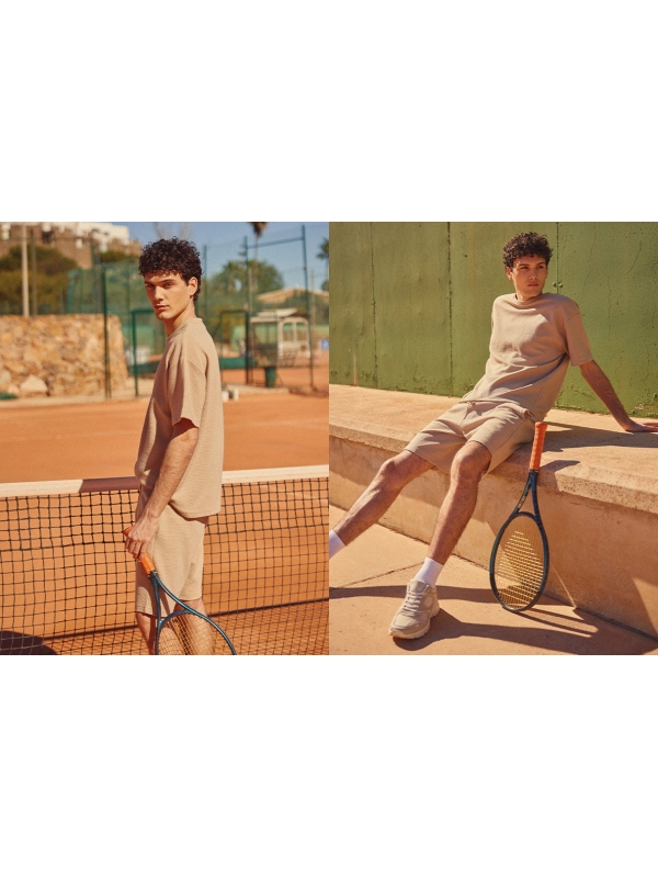  Basic short-sleeve t-shirt beige