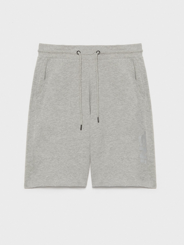  Bermuda jogger básica gris claro