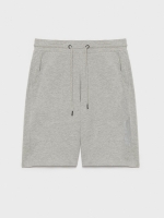 %Pto% Bermuda jogger básica gris claro