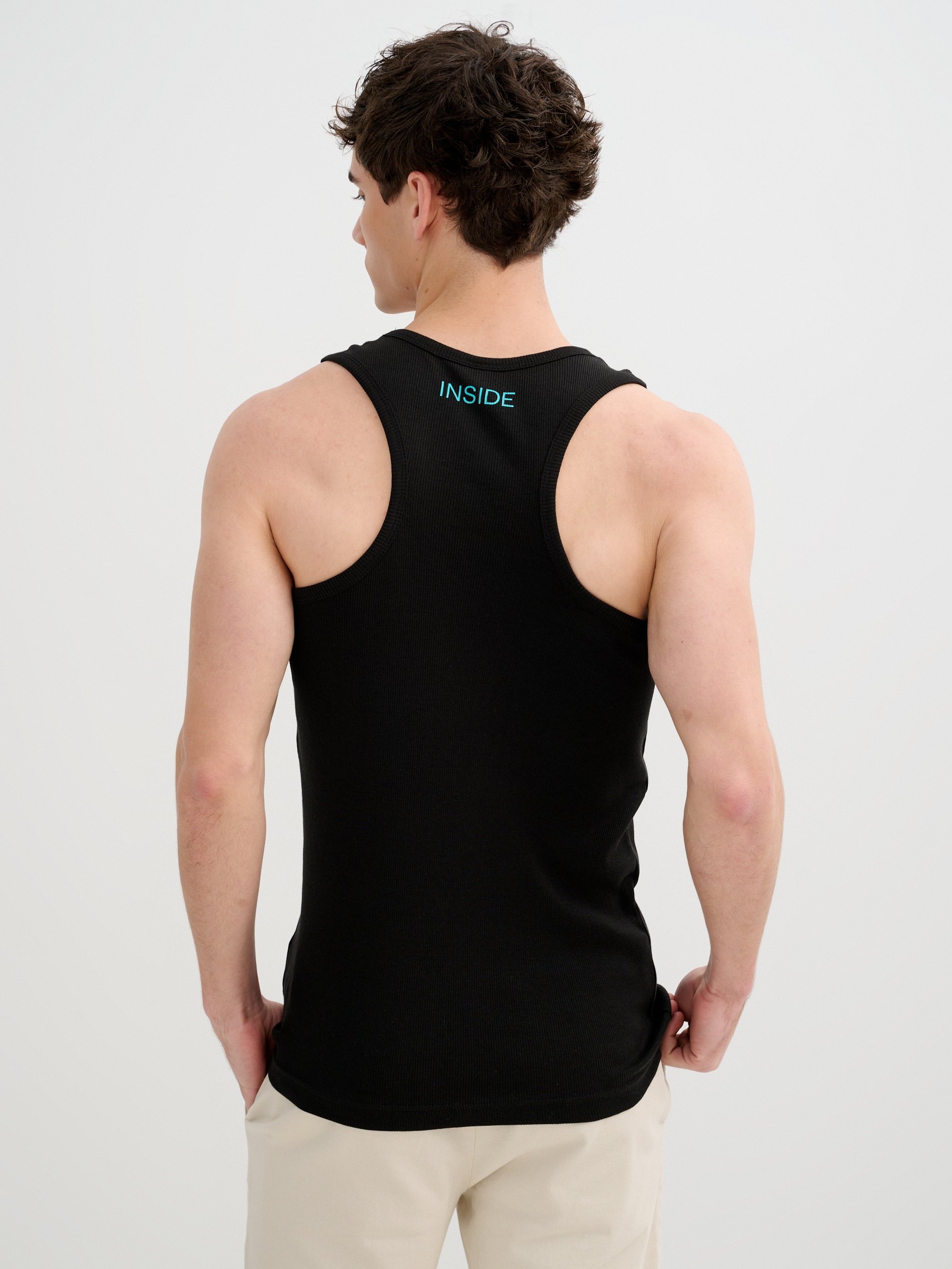 Camiseta tirantes canalé básica