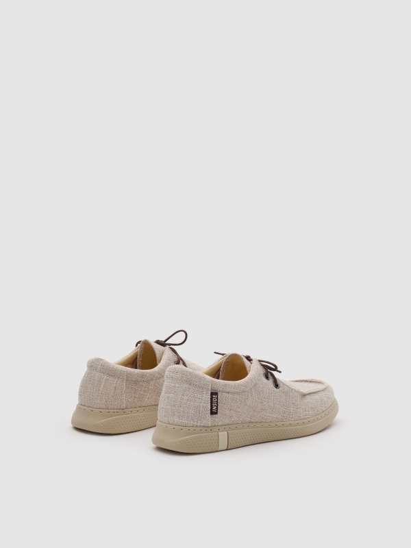 Casual canvas sports sand 45º back view