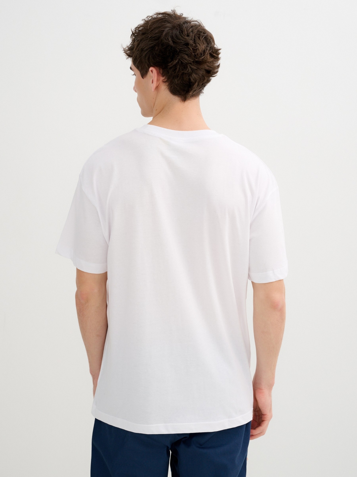 Speed Demon T-shirt white middle back view