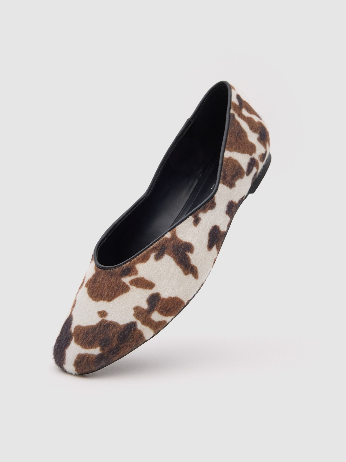 Sabrina animal print bow multicolor detail view