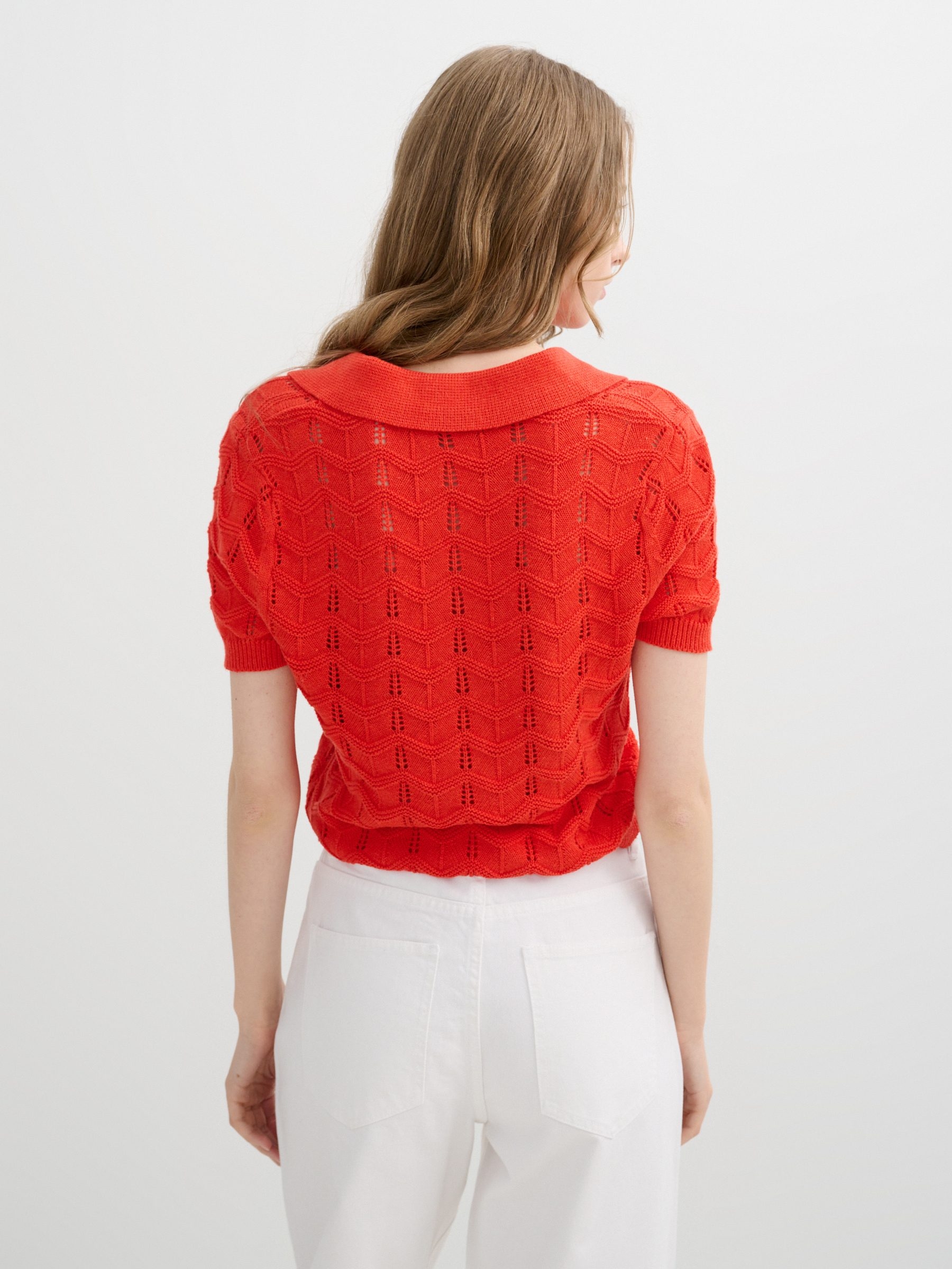 Jersey cuello polo ochos