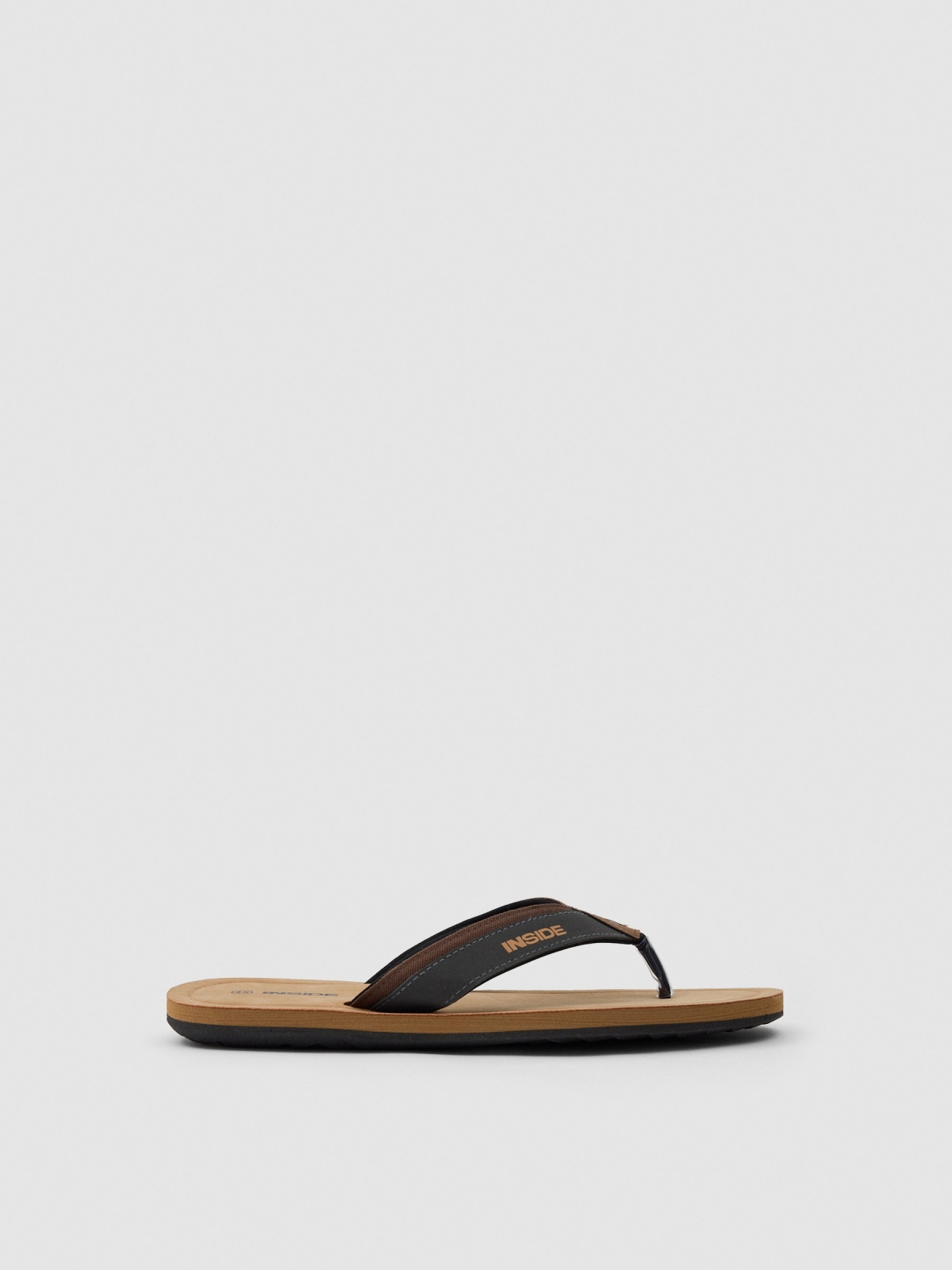 Combined sandal dark brown
