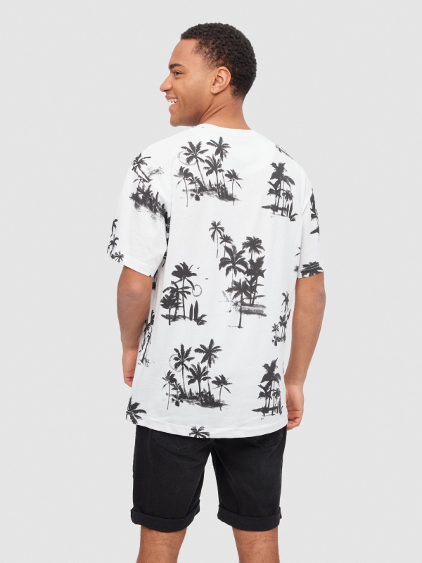 Black denim slim shorts black