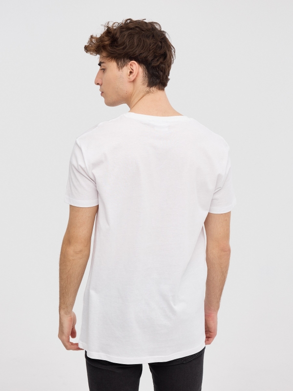 Dragon Ball Super t-shirt white middle back view