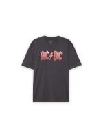 %Pto% AC/DC t-shirt dark grey front view