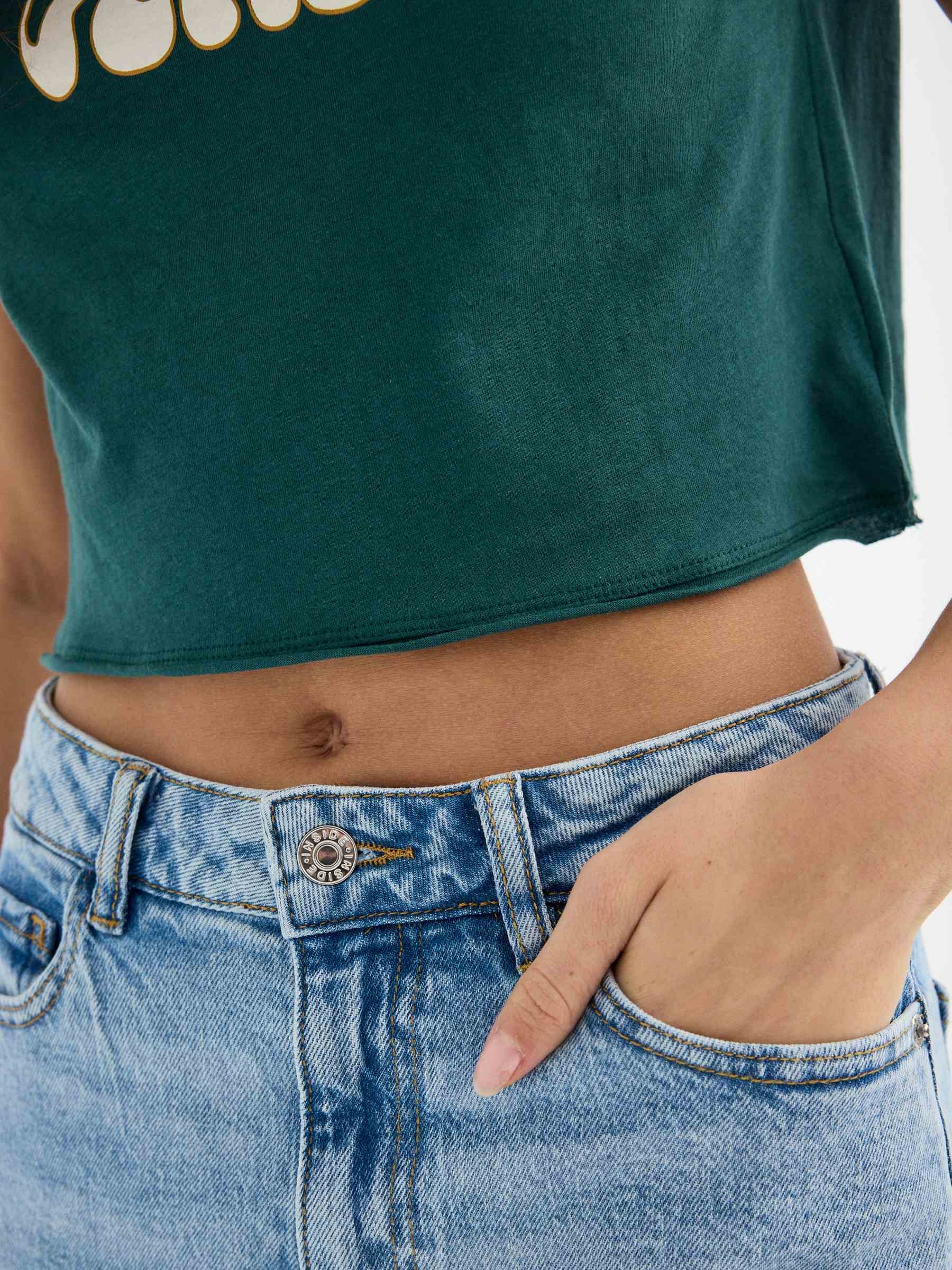 Camiseta Natures Cure verde oscuro vista media frontal