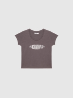 %Pto% Vermont crop T-shirt mauve