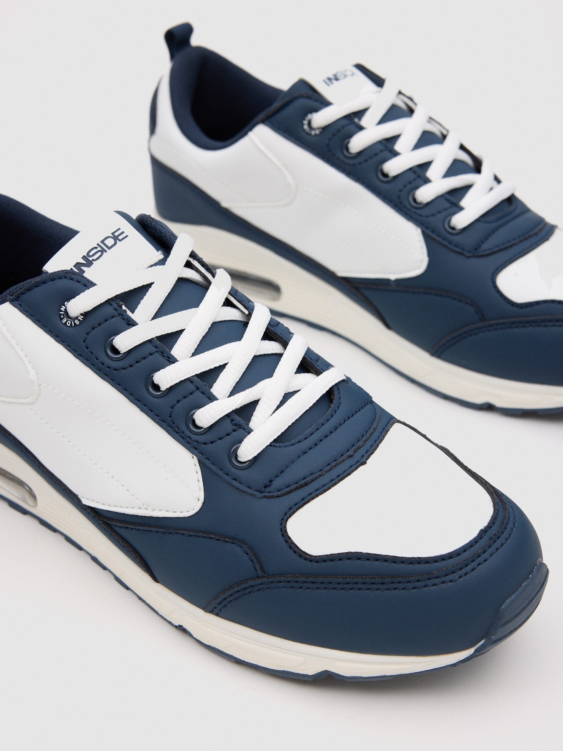 Deportiva combinada air blanco