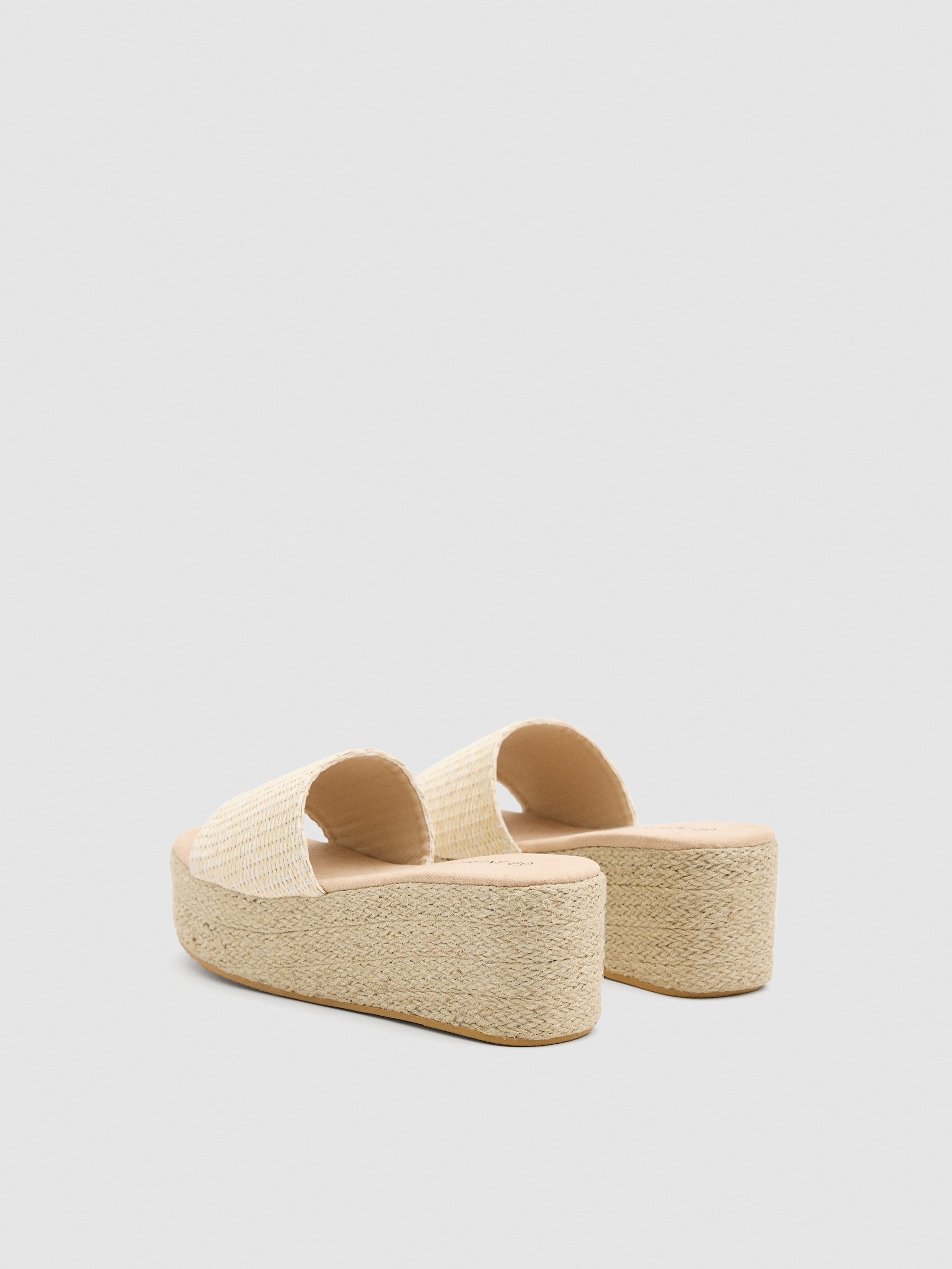 Pá de plataforma off white