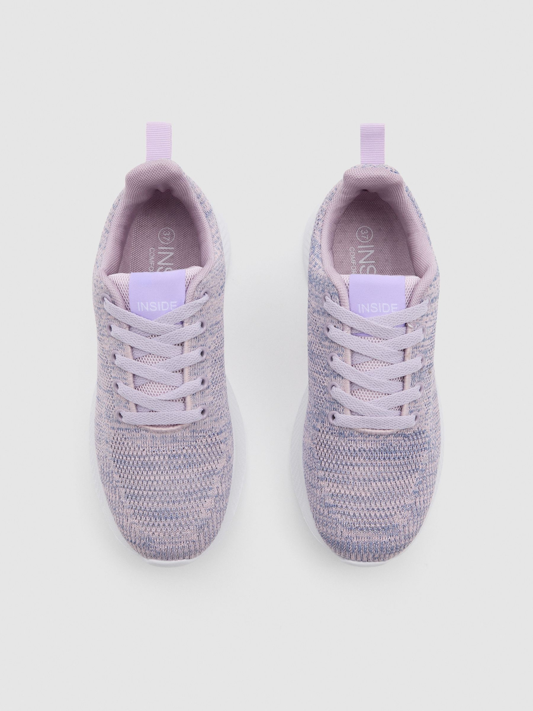 Basic running sneaker pastel purple