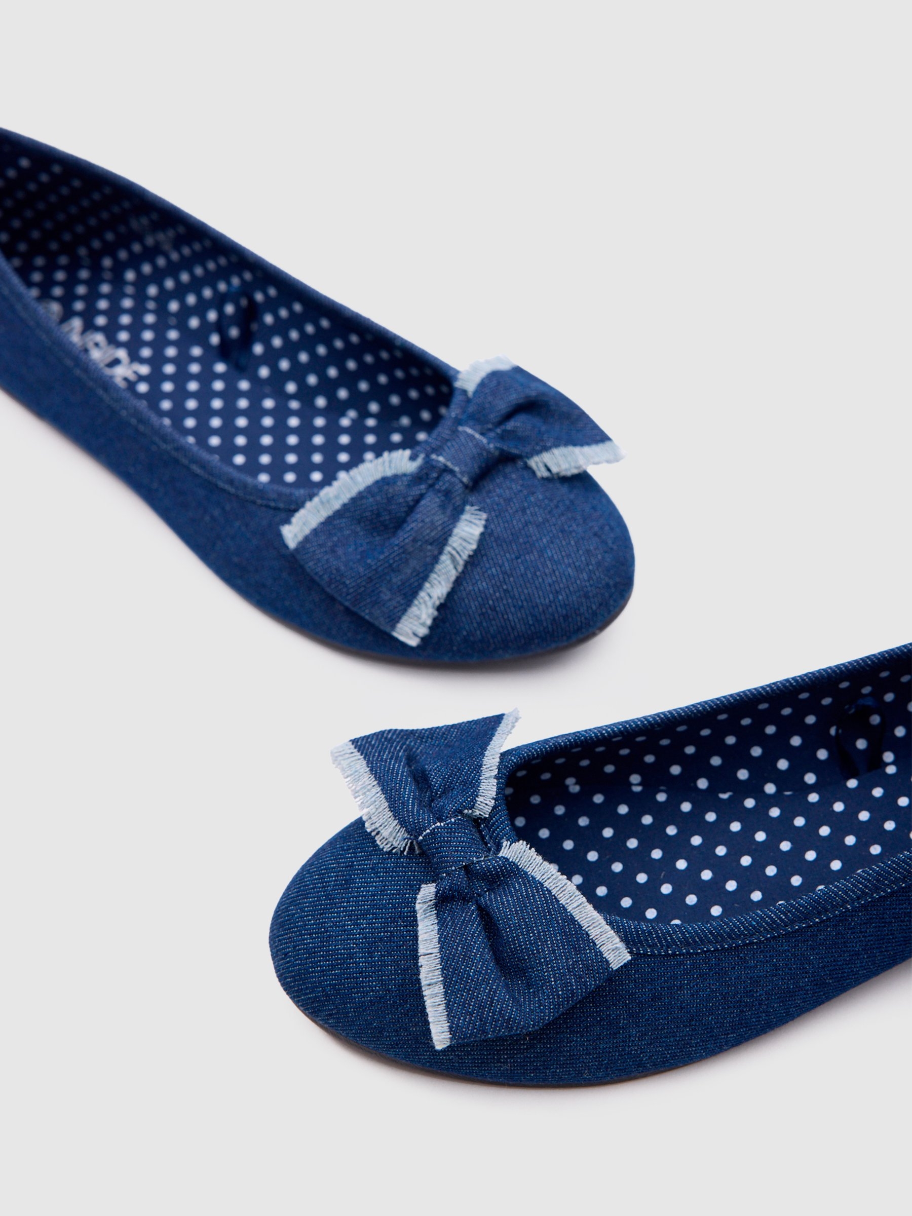 Sabrina denim bow blue