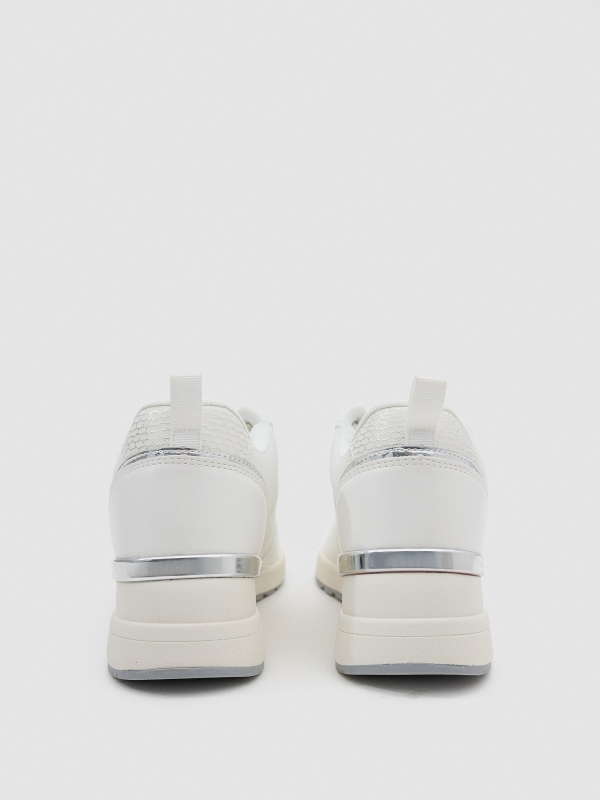 Wedge sneaker with glitter details detail view