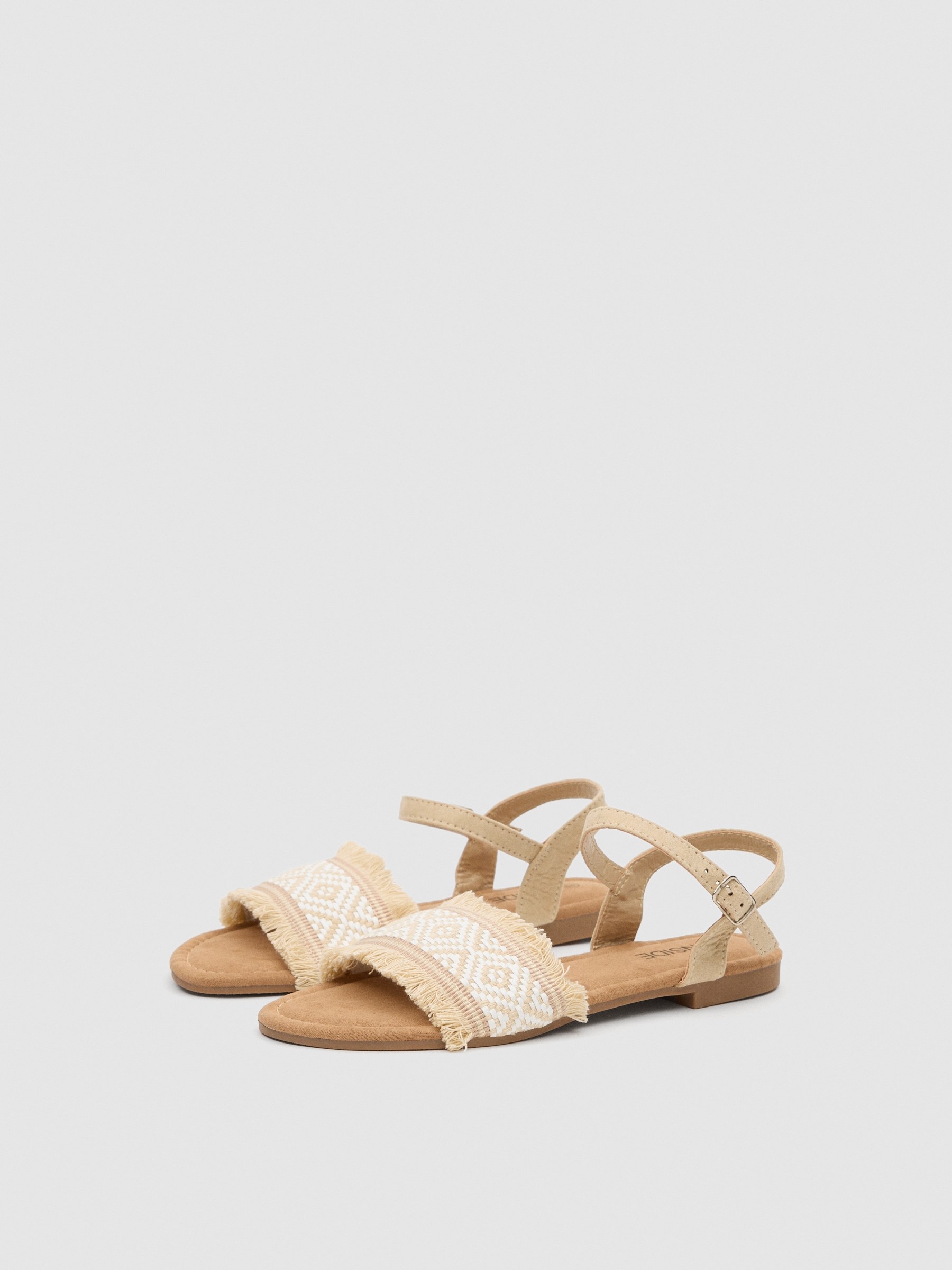 Sandalia cenefa arena