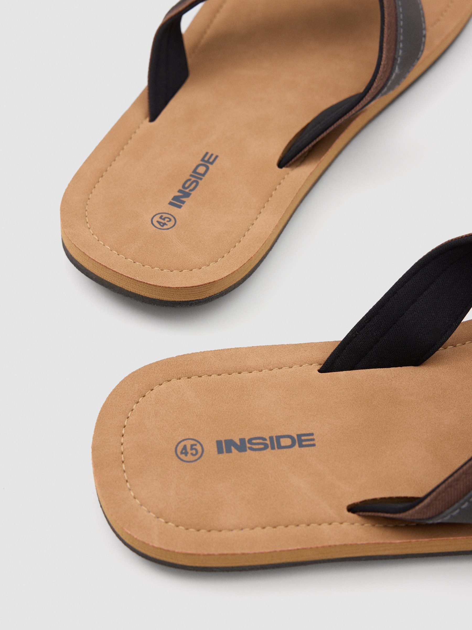 Combined sandal dark brown