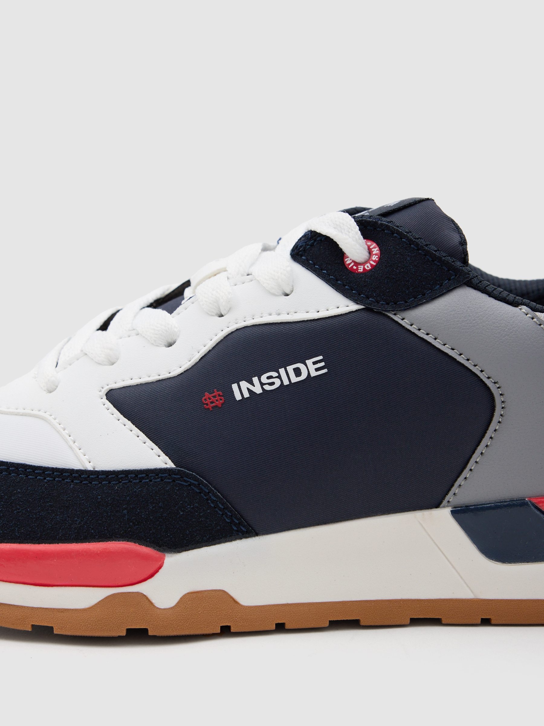 Contrast colour sneaker multicolor