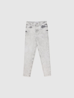 %Pto% Jeans mom slim fit medium grey front view