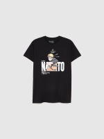 %Pto% Camiseta Naruto texto negro vista frontal