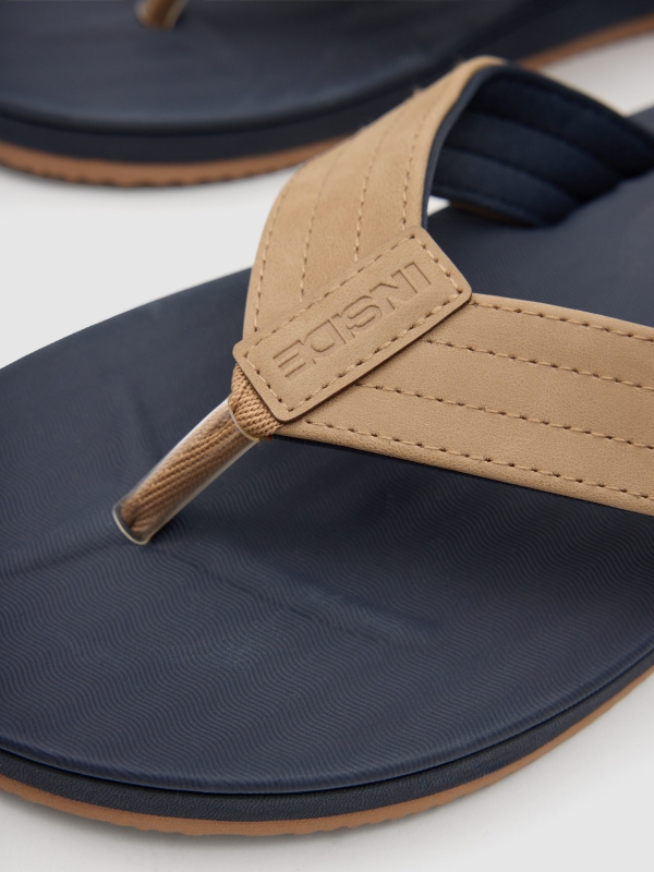 Sport sandal petrol blue detail view