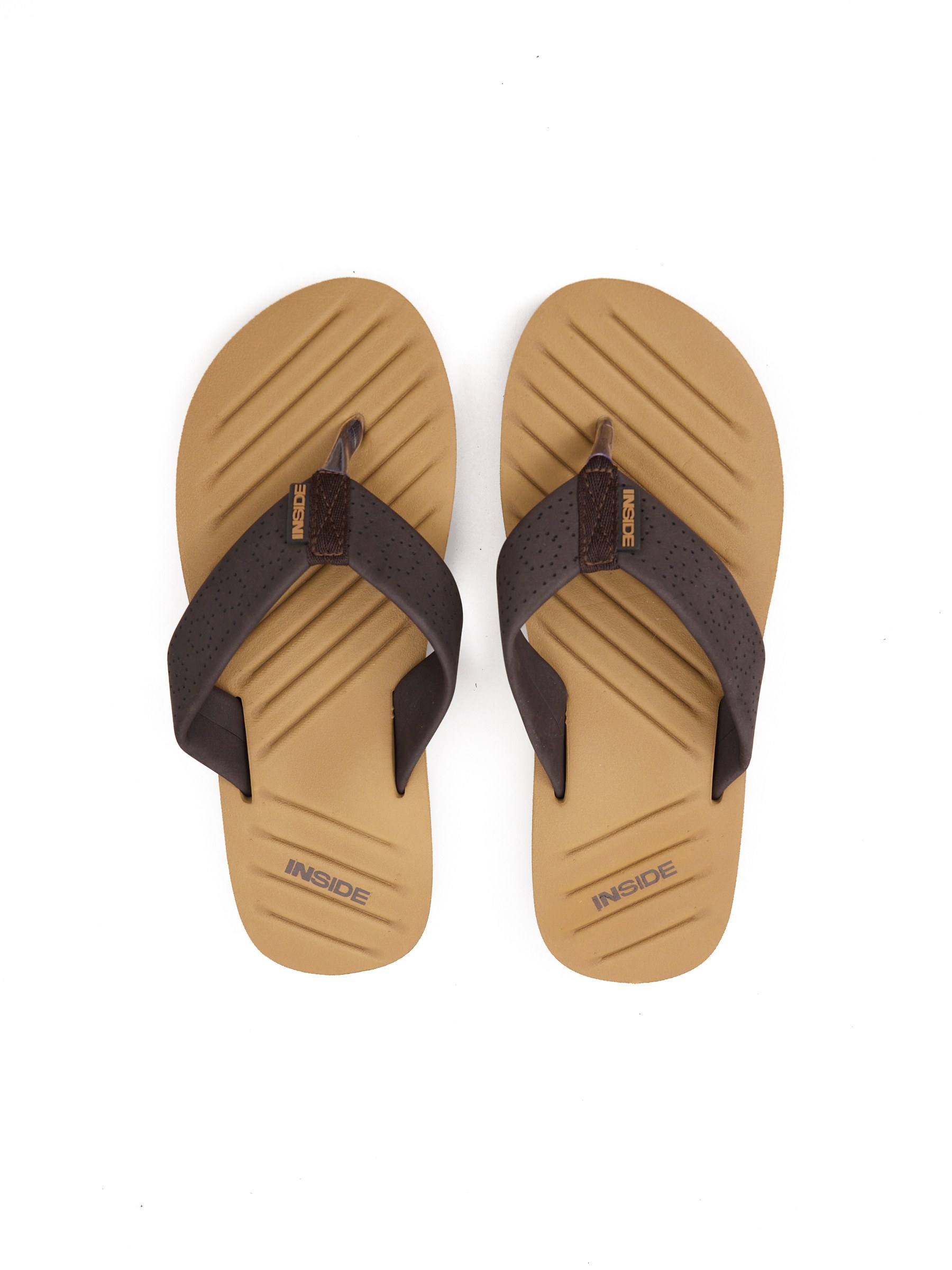 Brown flip flop dark brown