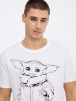 %Pto% Camiseta Mandalorian blanco