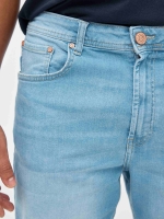 %Pto% Bermudas Denim Slim azul