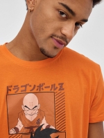 %Pto% Dragon Ball orange T-shirt orange