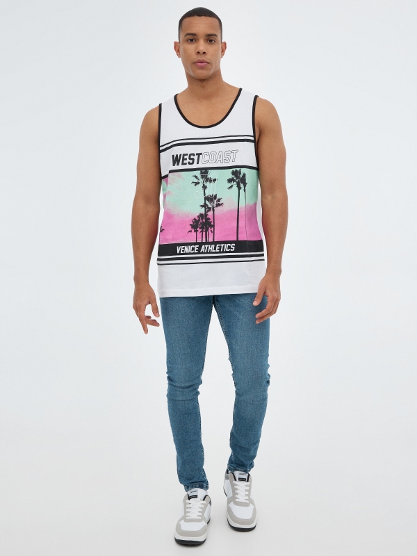 West Coast T-shirt white front view