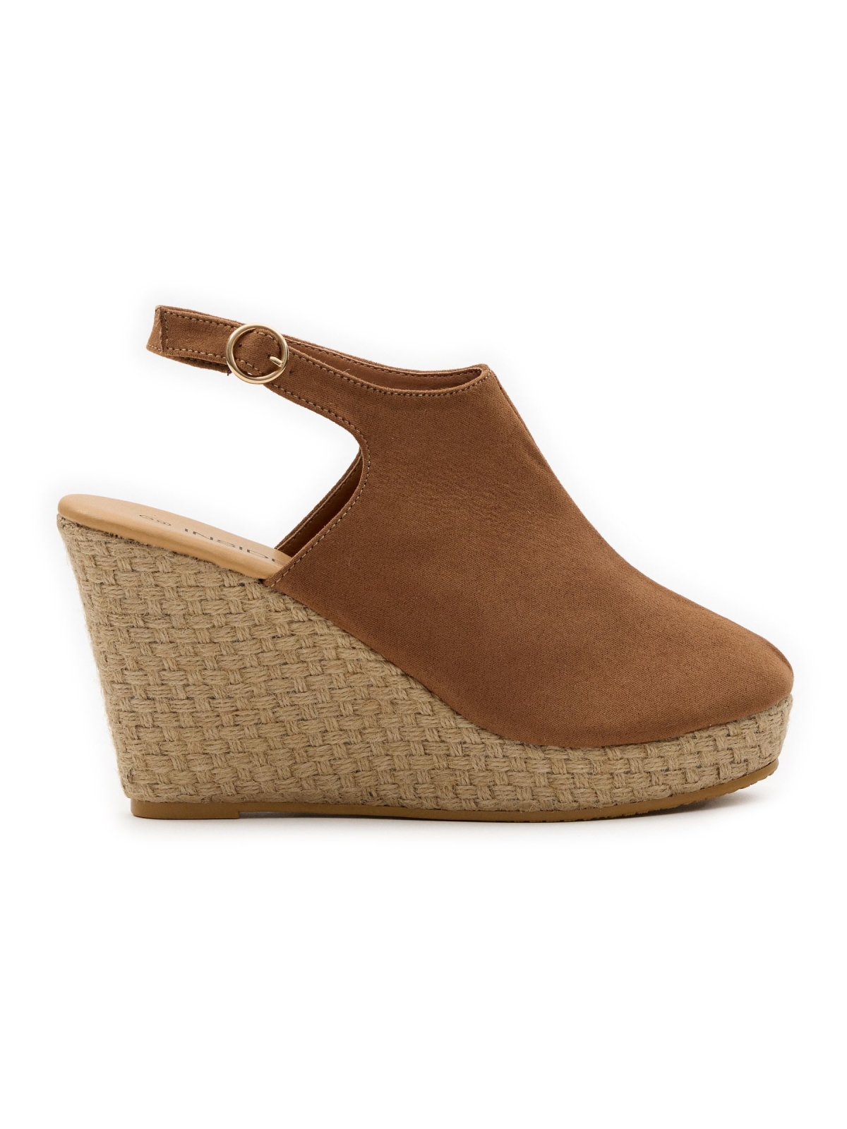 Jute clog light brown