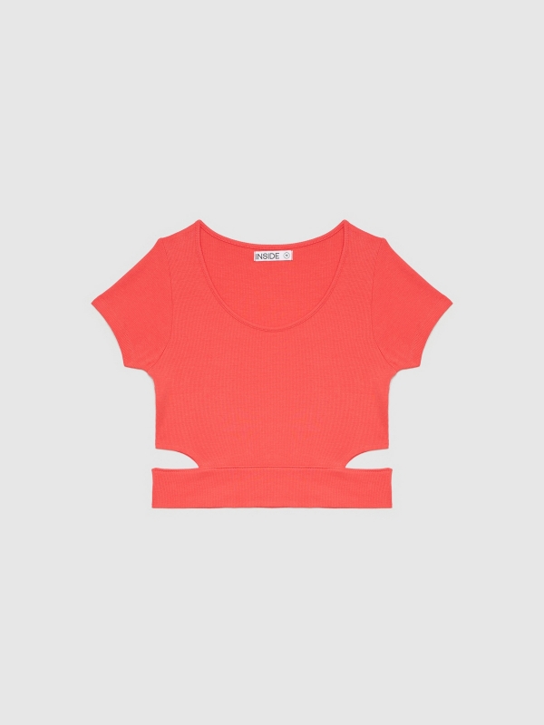  Top cut out vermelho