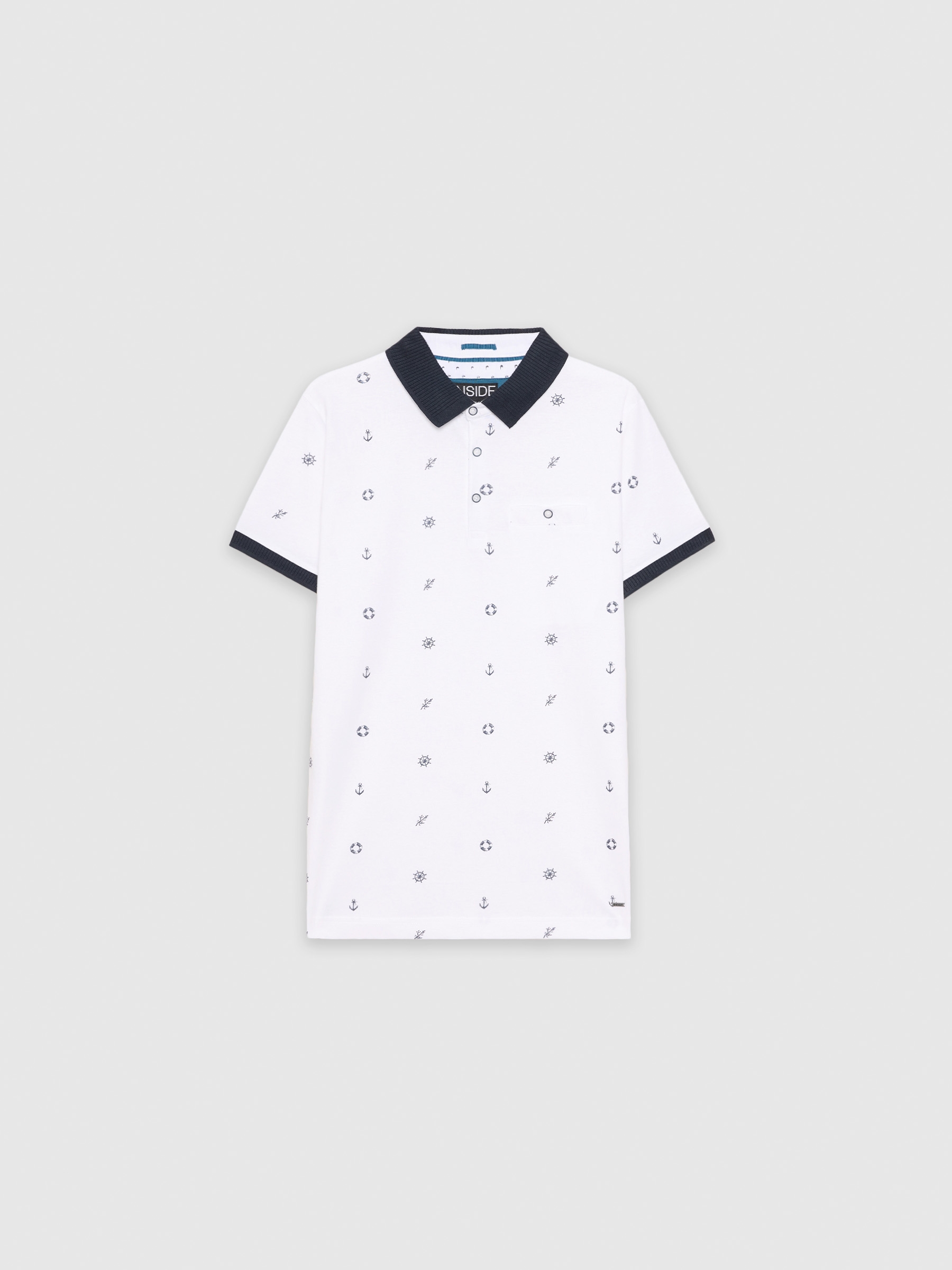 Sailor polo shirt white