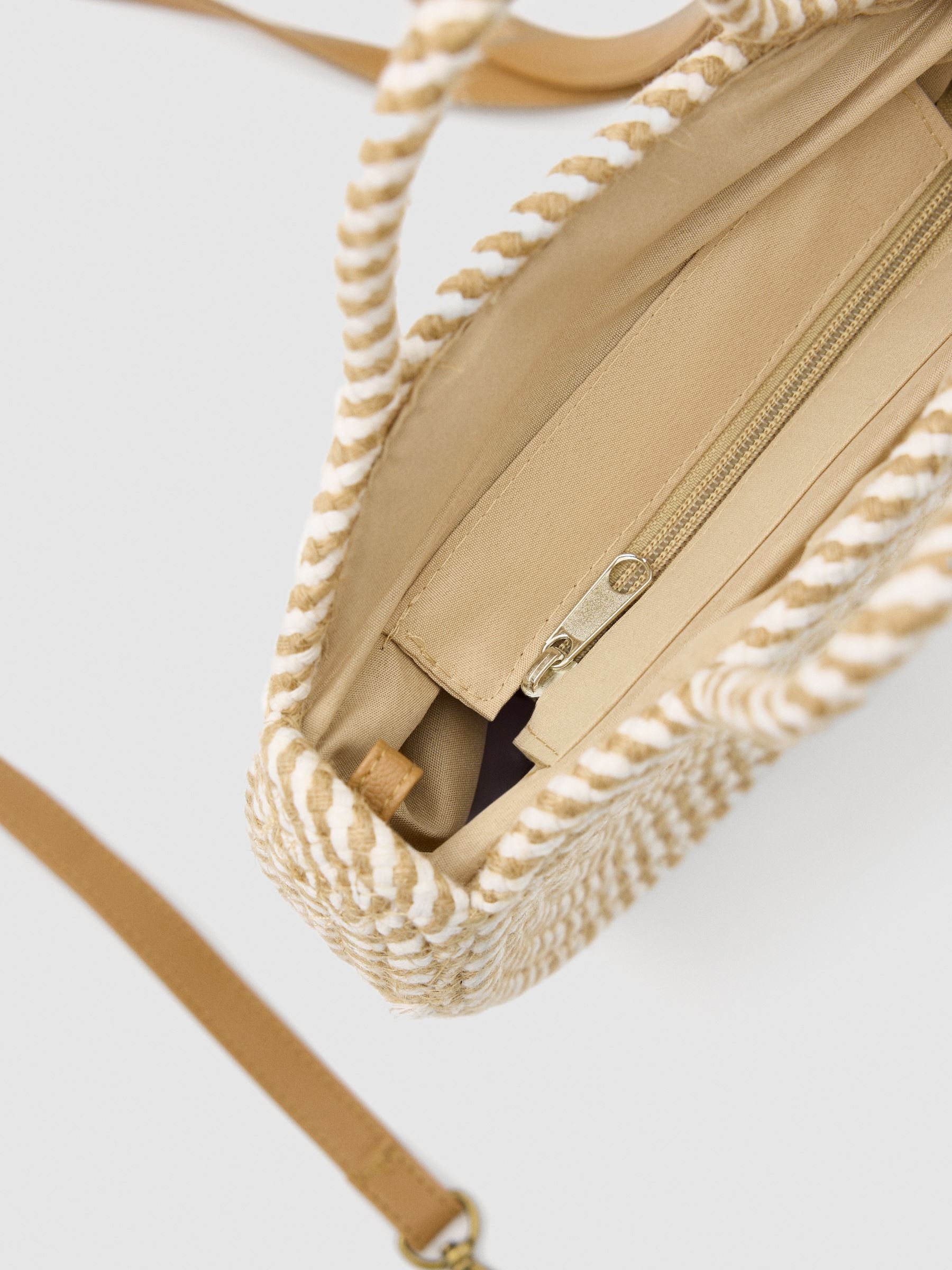 Bolsa redonda de corda