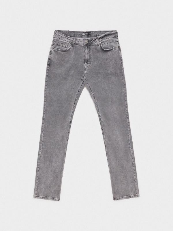 Jeans Regular grises gris oscuro