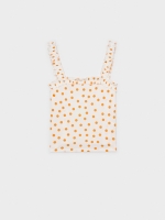 %Pto% Ponto encaracolado topo amarelo ovo