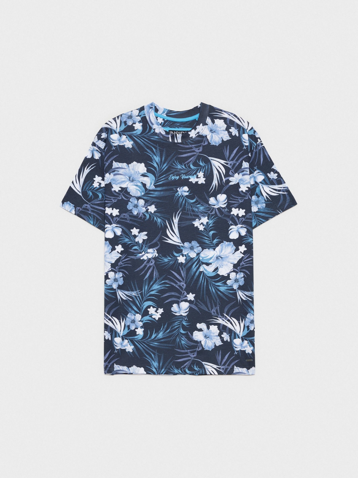 %Pto% Tropical oversized t-shirt black